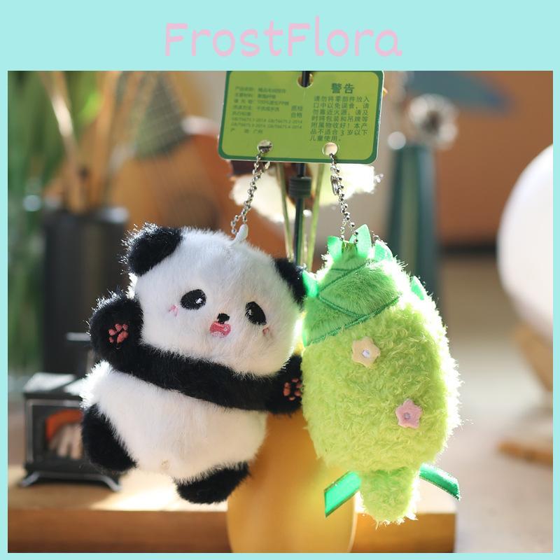 Panda Plush Bamboo Toy Keychain Stuffed Animal Backpack Decor For Girls Teens