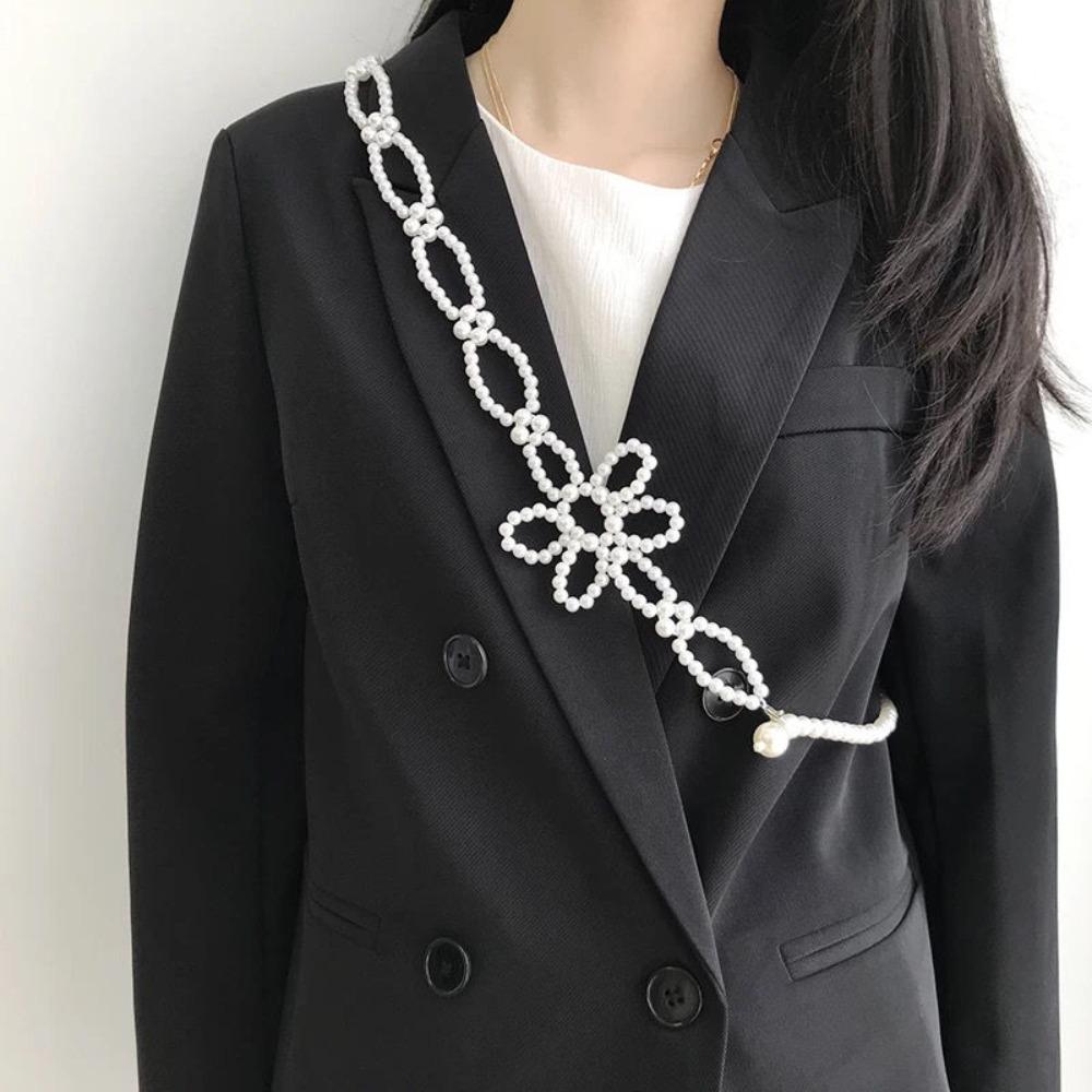 Pearl Flower Flower Pearl Belt Decoration Strap Dress Waist Strap New Waist Chain  Ladies