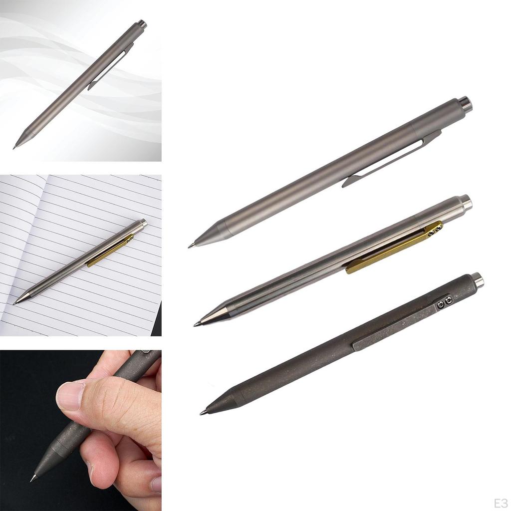 Titanium Alloy Bolt Action Pen for Smooth Writing Experience