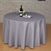 Advertising Exhibition Tablecloth Tablecloth Round Table Skirt Skirt Plain Weave Solid Color Zhu Wenwei Gauze Material Round Tablecloth
