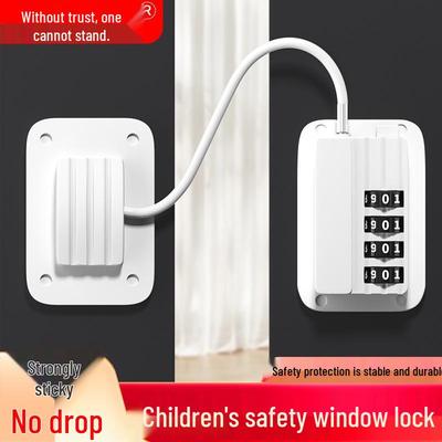 Child Safety Sliding Door & Cabinet Lock - Anti-Pinch & Anti-Open Protection for Drawers & Refrigerators