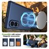 With Front Glass Screen Film Hinge Protection Case For Samsung Z Fold 8 Ultra 5 6 7 8 360° Rotating Magnetic Alloy Stand Cover