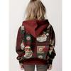 Girls' Christmas Santa 3D Print Pattern Hoodie Long Sleeve Casual Polyester Round Neck Spring Fall Collection