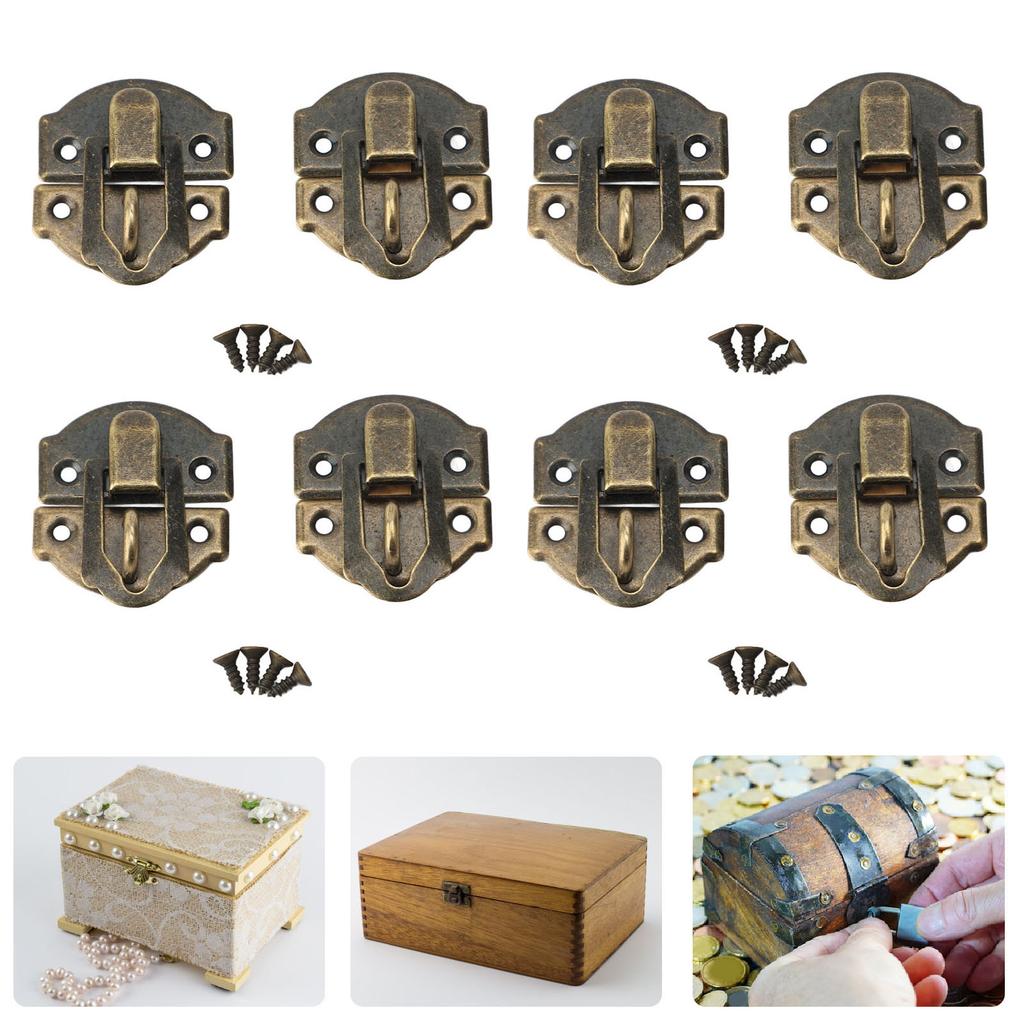 Jewelry Box Hasp   Iron and Zinc Alloy Lightweight Retro   Decorative Hasp