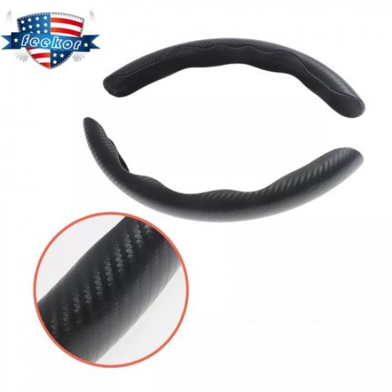 2x Steering Wheel Booster Cover Non-Slip for 37-38cm Diameter Steering Wheel
