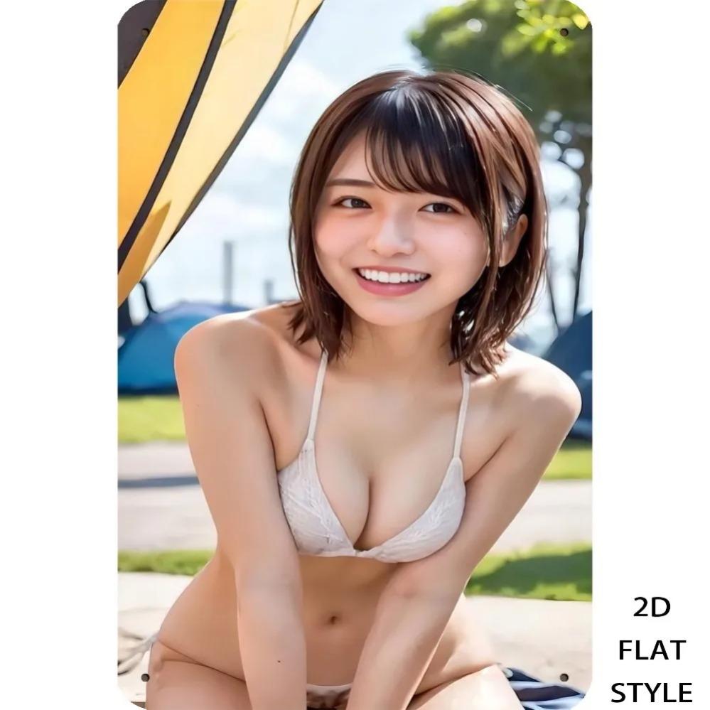 

Вінтажний металевий бляшаний знак 8x12 дюймів Настінне мистецтво для декору домашнього бару, гаража 20x30cm білий