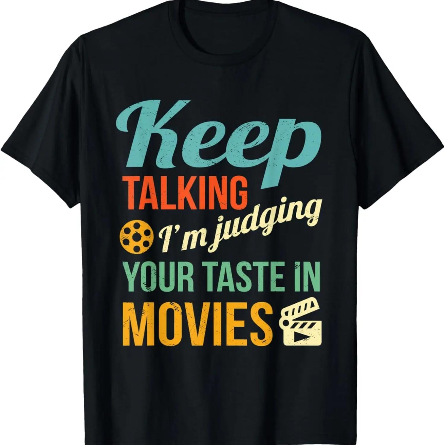 Funny Movie Lover Gifts Movies Film Critic Cinephile Cinema T-Shirt S чёрный