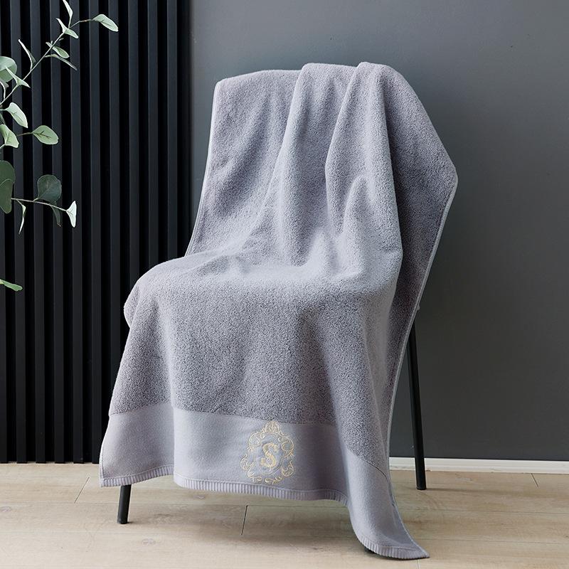 

Банное полотенце, приятное для кожи, прочное, мягкое и удобное, хлопковое банное полотенце для гостиниц 80 * 150, утолщенное пляжное полотенце для дома для взрослых, мягкое и впитывающее 80*150