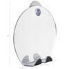 Fogless Shower Mirror for Shaving with Strong Suction Cup Shatterproof Shaving and Makeup Mirror for Bathroom