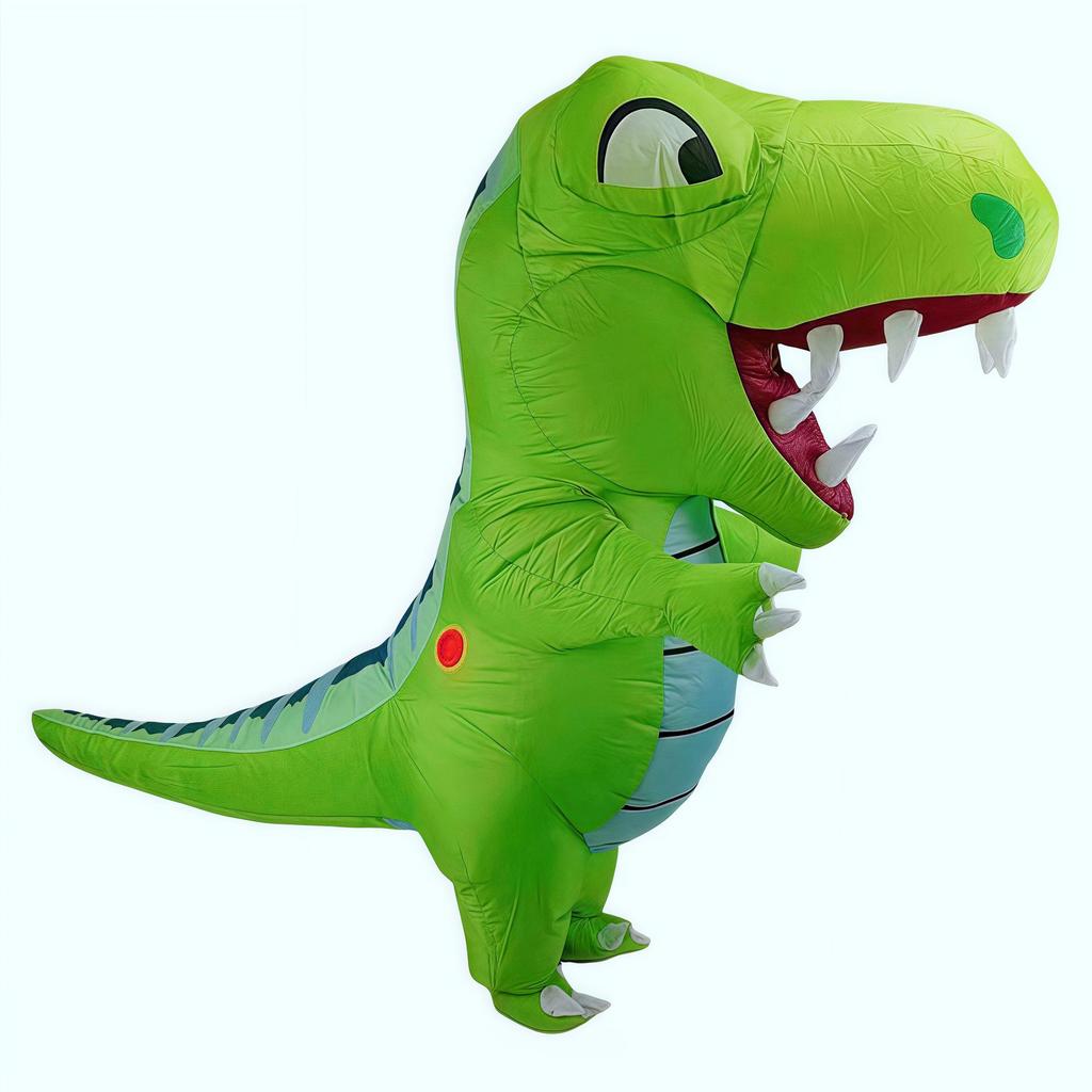 Cross-Border Halloween Inflatable Dinosaur Costume for Kids - Party & Prank Fun