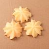 4Pcs Resin Simulation Waffle Cookies Biscuits Charms Pendants For Jewelry Making Necklace Earring Diy Handmade Accessories