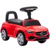 Official Mercedes-Benz Ride On Car, Foot To Floor Sliding Walker with Horn, Engine Sounds and Under-Seat Storage, Red