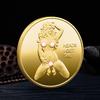Sexy Women Coin Heads And Tails Date Night Coin Metal Double-Sided Lucky