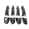 Carbon Look Exterior Door Handle Cover Trim for W204 C300 C350 C250 C63 AMG