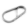 Lichtgewicht Titaniumlegering Karabiner Draagbare Ringgesp voor Buiten Kamperen & Bergbeklimmen Kampeer Wandelgereedschap