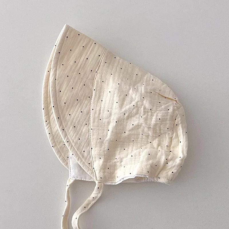Nuovo Cappellino per Neonato in Pizzo Cappellino da Battesimo per Bambina Neonato per Bambine 0-6 Mesi Cotone Estivo Cappellino in Pizzo a Rete Floreale Ricamo Cappellino da Corte