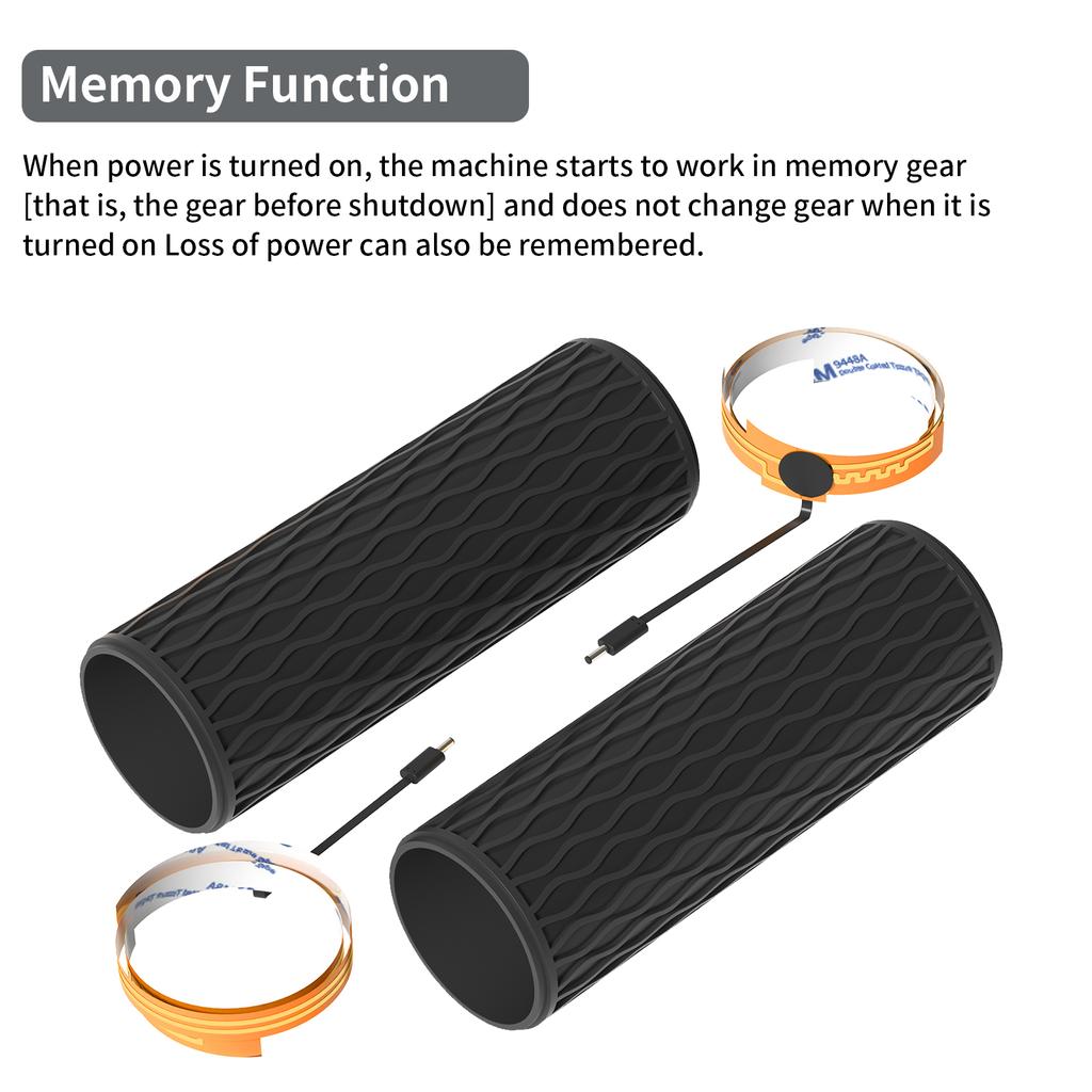 Heißwassergriff für Motorräder, Wärmer für Roller, Wasserdichter und verstellbarer Griff, Elektrischer Heizgriff