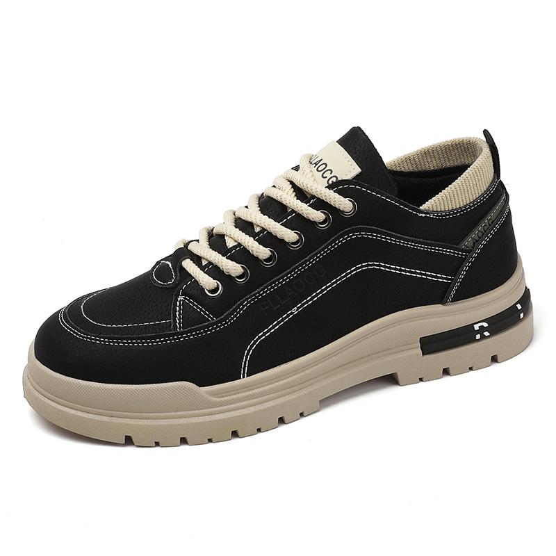 Men's Shoes Four Seasons Soft-soled Non-slip Casual Shoes Outdoor Youth Walking Shoes Fashion Student Sports Shoes Tooling Shoes