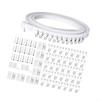 Quiet Glides Curtain Rails 5 Meter with Accessories Set for Seamlessly Hanging X3UC