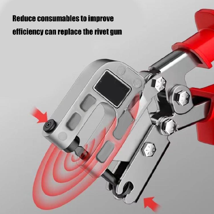 Multifunctional Metal Bolt Crimping Pliers Punch Lock Tool for Professional Drywalls and Plasterboard Craft Projects