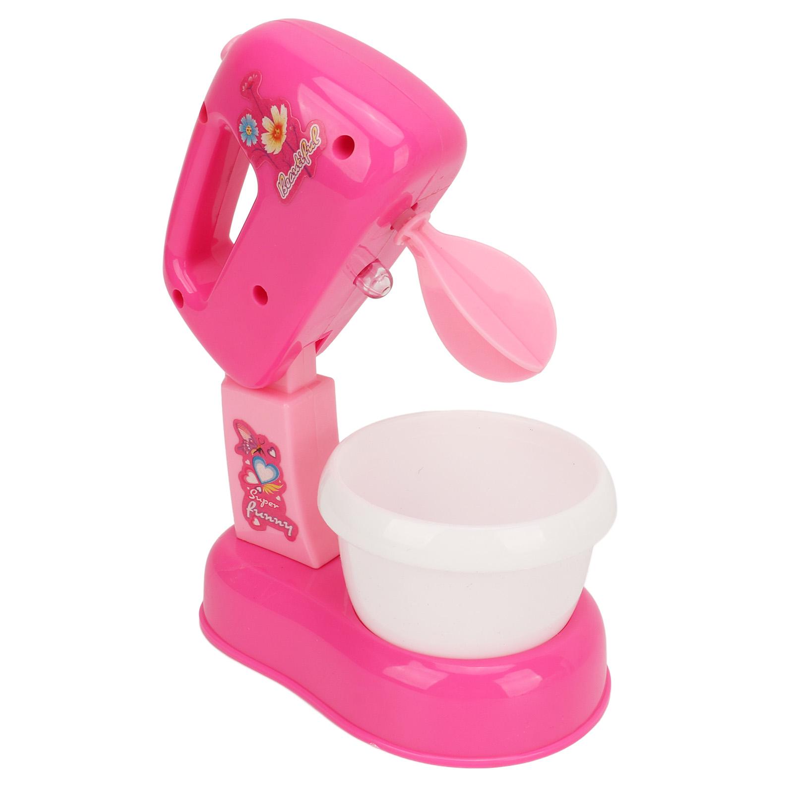 

Кухонный миксер с высокой имитацией и миской для смешивания, кухонный прибор для детей, мальчиков и девочек