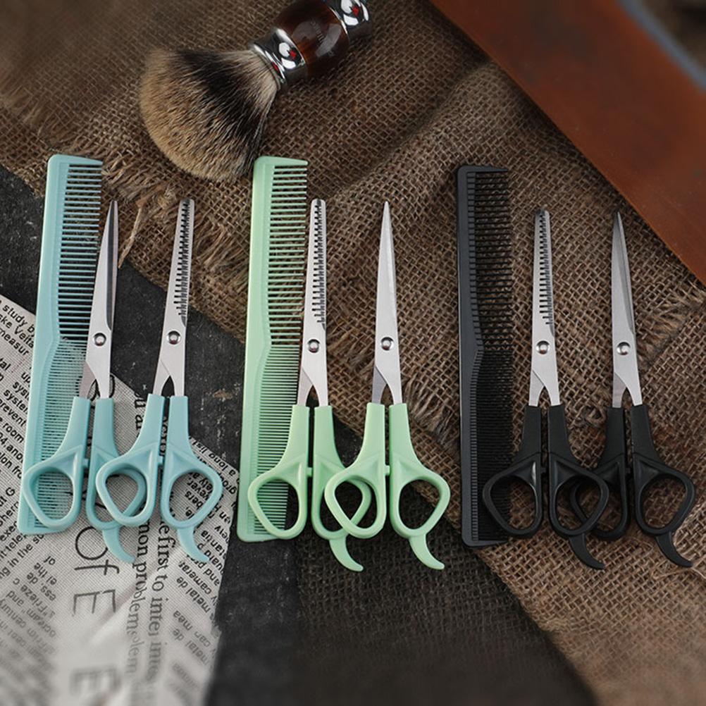 Hair Cutting Scissors Shears Kit Hairdressing Scissors Set Home Haircutting Barber Salon Thinning