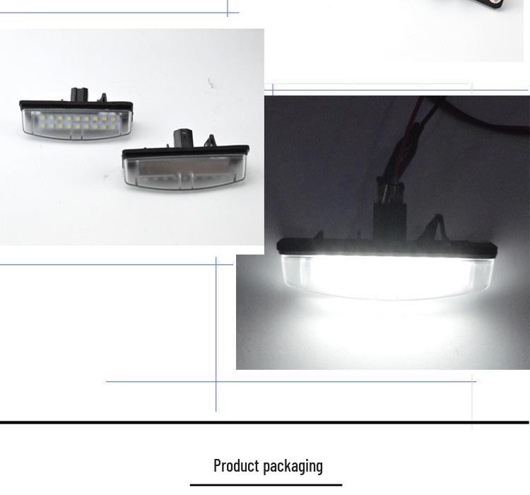 LED License Plate Light for Lexus and Toyota Models (IS, RX, LS)