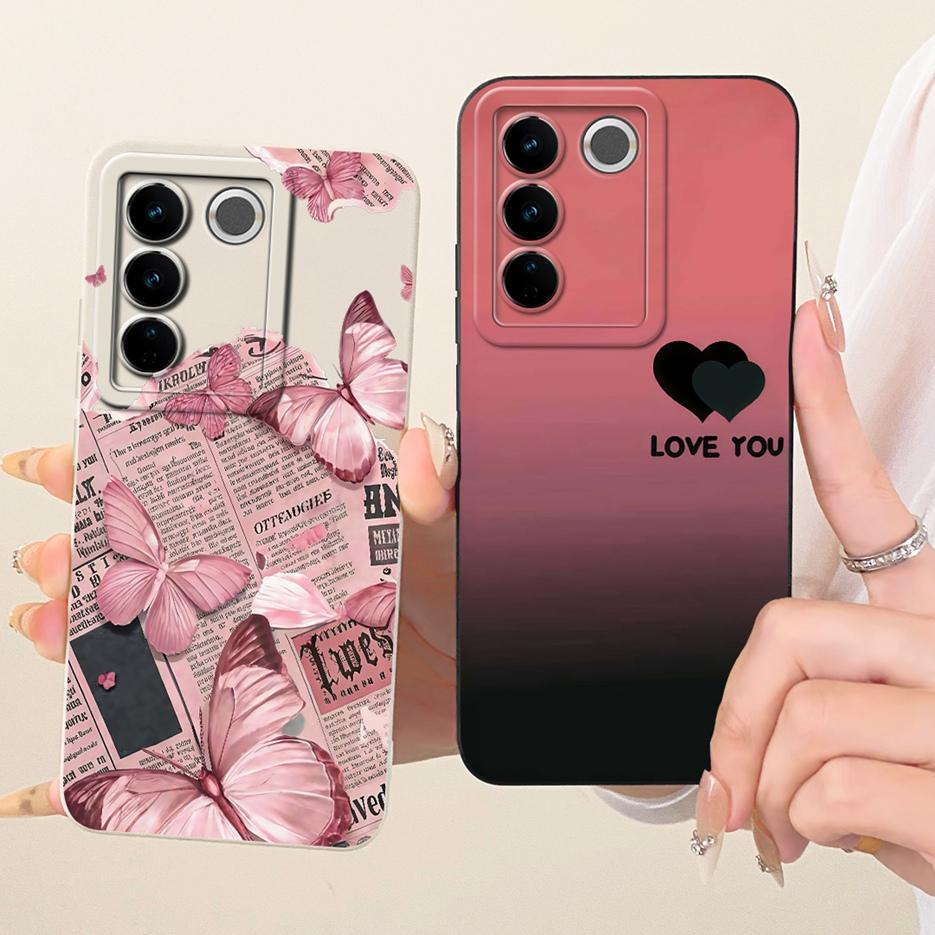 For Vivo V27 Pro Case V2230 Cool Owl Dragon Painted Cover Shockproof Soft TPU Phone Case For Vivo V27e V 27 e VivoV27 Pro Fundas