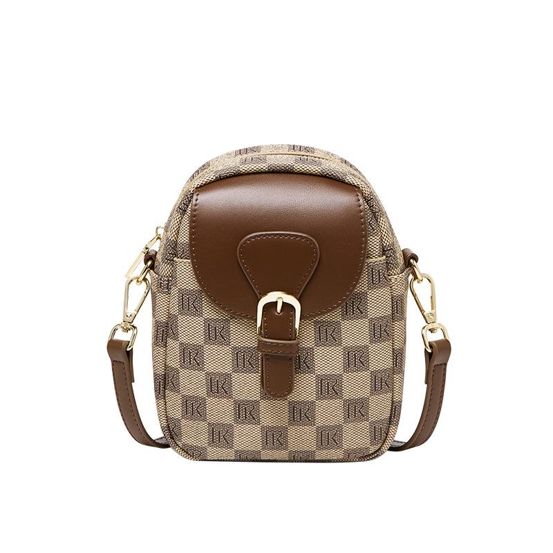 2025 New Fashion Versatile Phone Bag Casual Simple Shoulder Bag Light Luxury Trendy Single Shoulder Women's Bag Crossbody Phone Bag