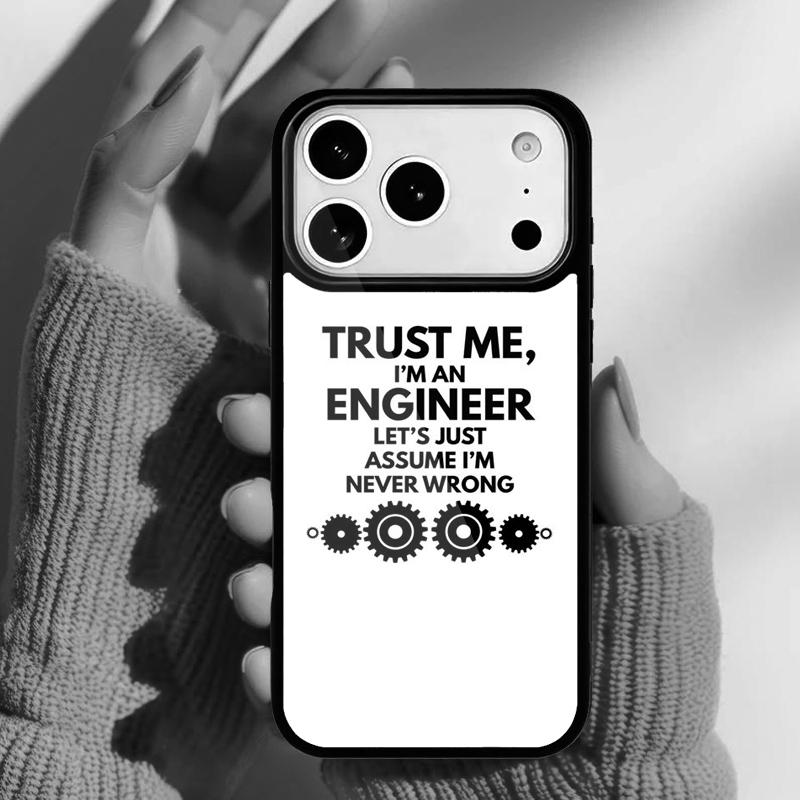 I M An Engineer I M Good At Maths Soft Phone Case for iPhone 17 16 15 14 13 Pro Max Back Cover for 12 11 Pro Coque