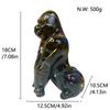 Resin Gorilla Figurine Handmade Creative Gift Art Decor For Living Room TV Cabinet Hallway Wine Cabinet Home Display For Adults