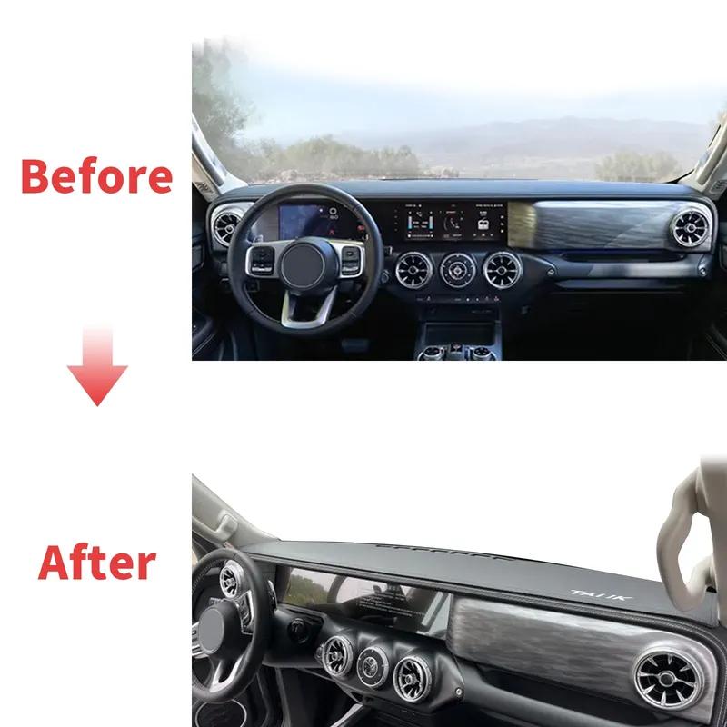 fit for GWM TANK 300 2024 Car Accessories Protective Carpet Dashmat Dashboard Cover Pad DashMat Sunshade