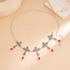 Gothic Cross Adjustable Y2K Belt Waist Chain for Women Vintage Skirt Waistband Body Jewelry Gifts