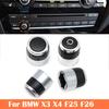 Car Dashboard Multimedia CD Player Radio Audio Volume Rotary Switch Button Knob For BMW X3 X4 F25 F26 2011-2018 61319208591
