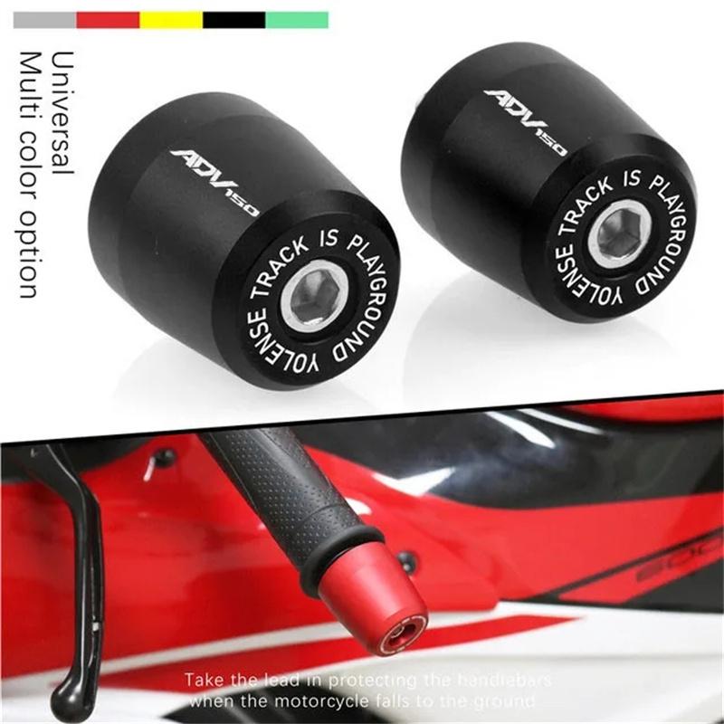 Motorcycle Handle Bar End Handlebar Grips Ends Cap Plug Slider Counterweight Cover For HONDA ADV150 ADV 150