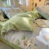 Small Fresh Flower Cotton Printed Three/Four Piece Bedding Set - Flower Simple Water Color