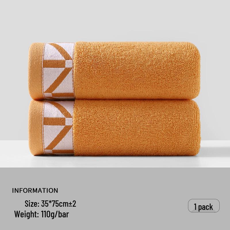 Pure Cotton Jacquard Washcloth: Thick, Absorbent Bath & Face Towel