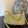 Commuting Crossbody Bag Satchel Bag Furry Bag Stuffed Bag