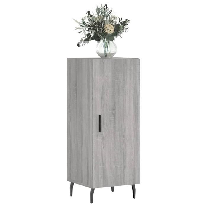 VidaXL Buffet Sonoma Grey 34.5x34x90 Cm Engineered Wood 828562