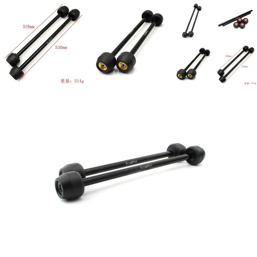 Versatile Front And Rear Wheel Protective Crash Balls For Ducati Scrambler 800 Motorcycles Available In Multiple Colors