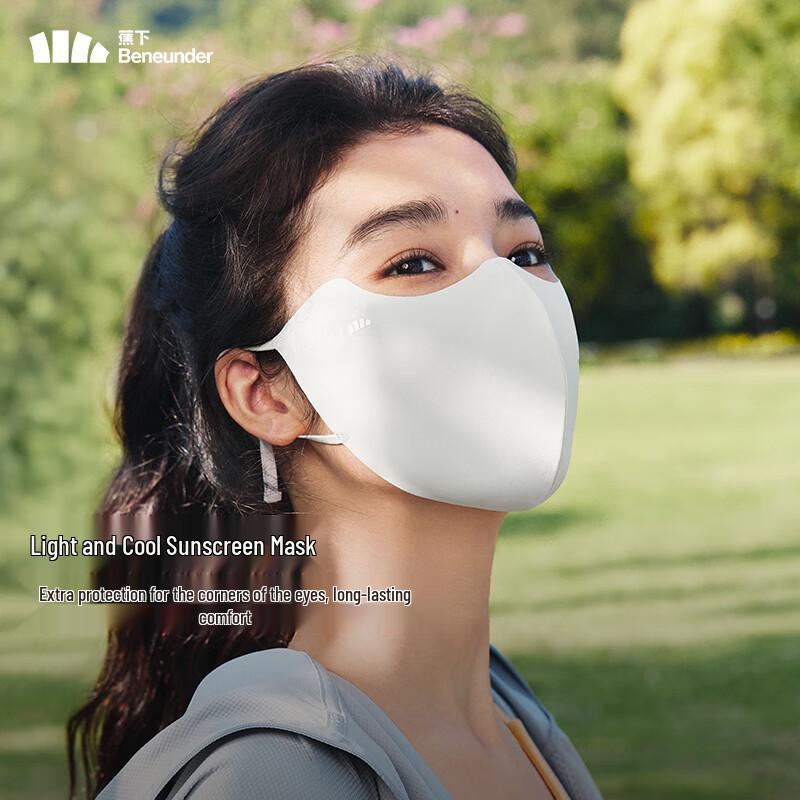 Beneunder Women's Cooling UV Protection Face Mask with Eye Corner Guard