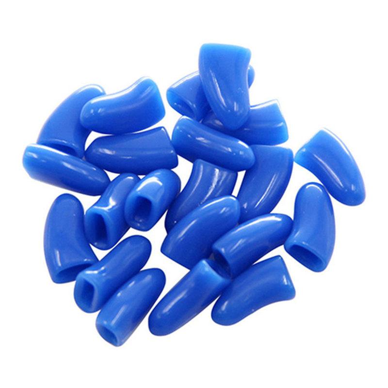 20 Pcs Cat Nail Cover Claws Caps Cat's Paw Shaped Stand Pet Nails for Cats Holder Stands Protectors