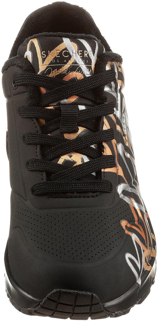 Skechers Uno James Goldcrown Metallic Love кроссовки черные