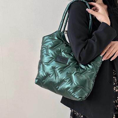 Women's Internal Zipper Lock Pocket Top Handle Bags Monochromatic Bags Internal Compartment High Quality Fashionable