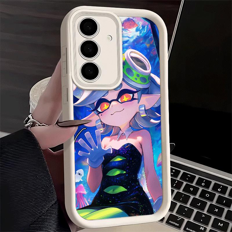 Phone Case for Samsung Galaxy A17 A16 A15 A14 A13 S-Splatoons Game A56 A36 A26 A55 A35 A25 A54 A34 A24 A53 A33 A23 A07 A06