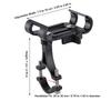 360 Degree Rotatable Motorcycle Phone Mount Black Bike Phone Holder  Road Bike Use
