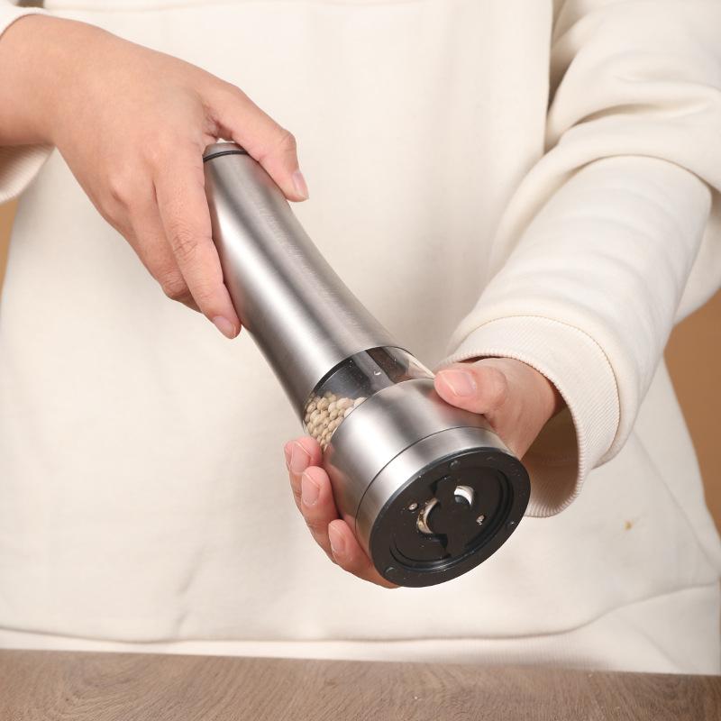 Salt Pepper Grinder Stainless Steel Pepper Grinders,manual Pepper Mill, Kitchen Tools,Pepper Grinder Sea Salt Grinder