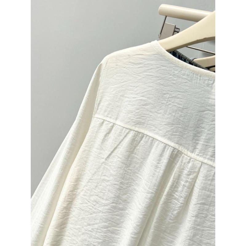 Plus Size Irregular Hollow Out Spliced Fake Two Piece Long Sleeve T Shirt Top For Women