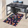 Christmas Gingerbread Man Chair Mat - Anti-Slip Rug for Office, Home Decor, Living Room, Bedroom, Game Room & Dormitory Carpet (Anime Cartoon Design)