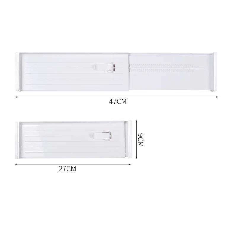 2Pcs/set Adjustable Drawer Cabinet Storage Partition Divider DIY Organizer Storage Shelves Cabinets Home Drawer Holder